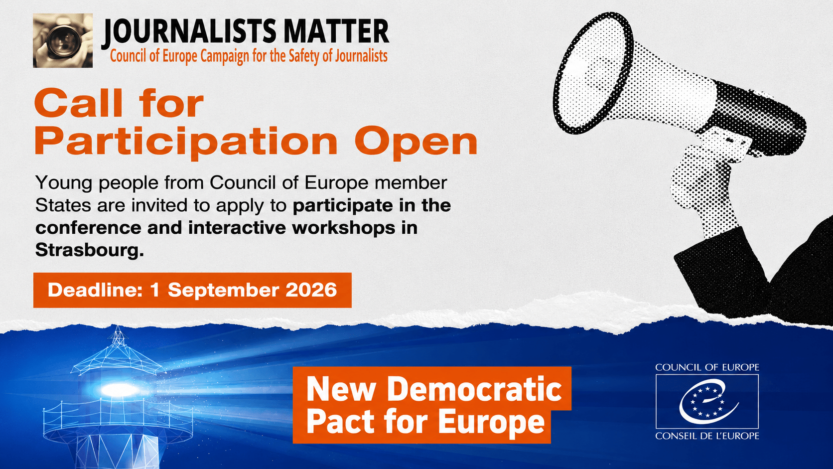 Council of Europe Youth Facing Disinformation – Why Journalists Matter 2026: Fully Funded Opportunity for Young Journalists, Content Creators & Youth Leaders in Europe