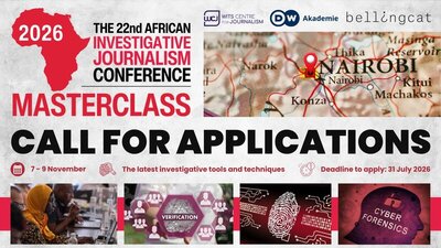 The African Investigative Journalism Conference (AIJC) 2026 Investigative Journalism Masterclass Fellowship and Travel Support (Funded to AIJC2026 in Nairobi, Kenya)