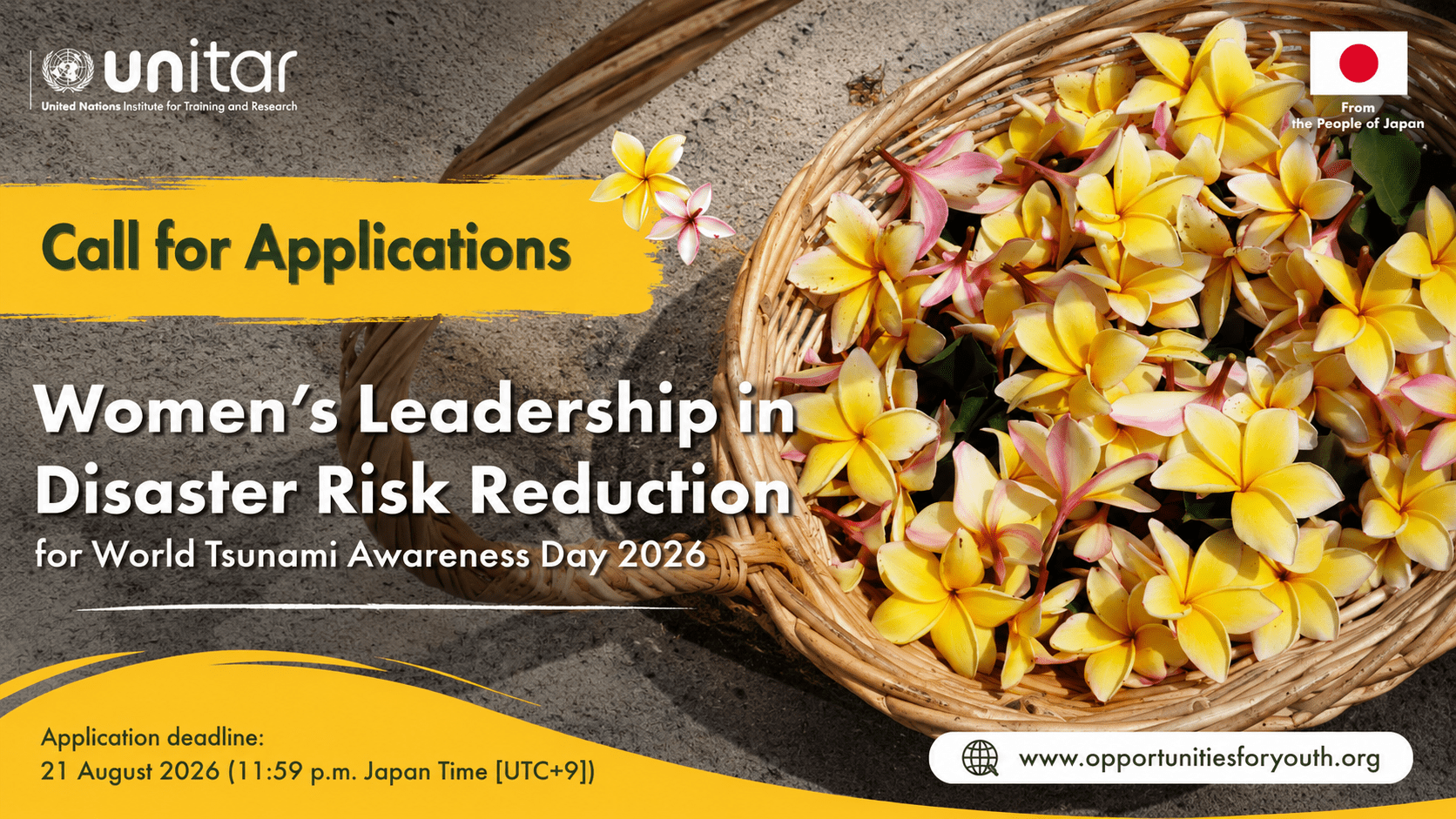 UNITAR Women’s Leadership in Disaster Risk Reduction Training Programme 2026: Apply for Free UN Training on Disaster Preparedness and Inclusive Leadership
