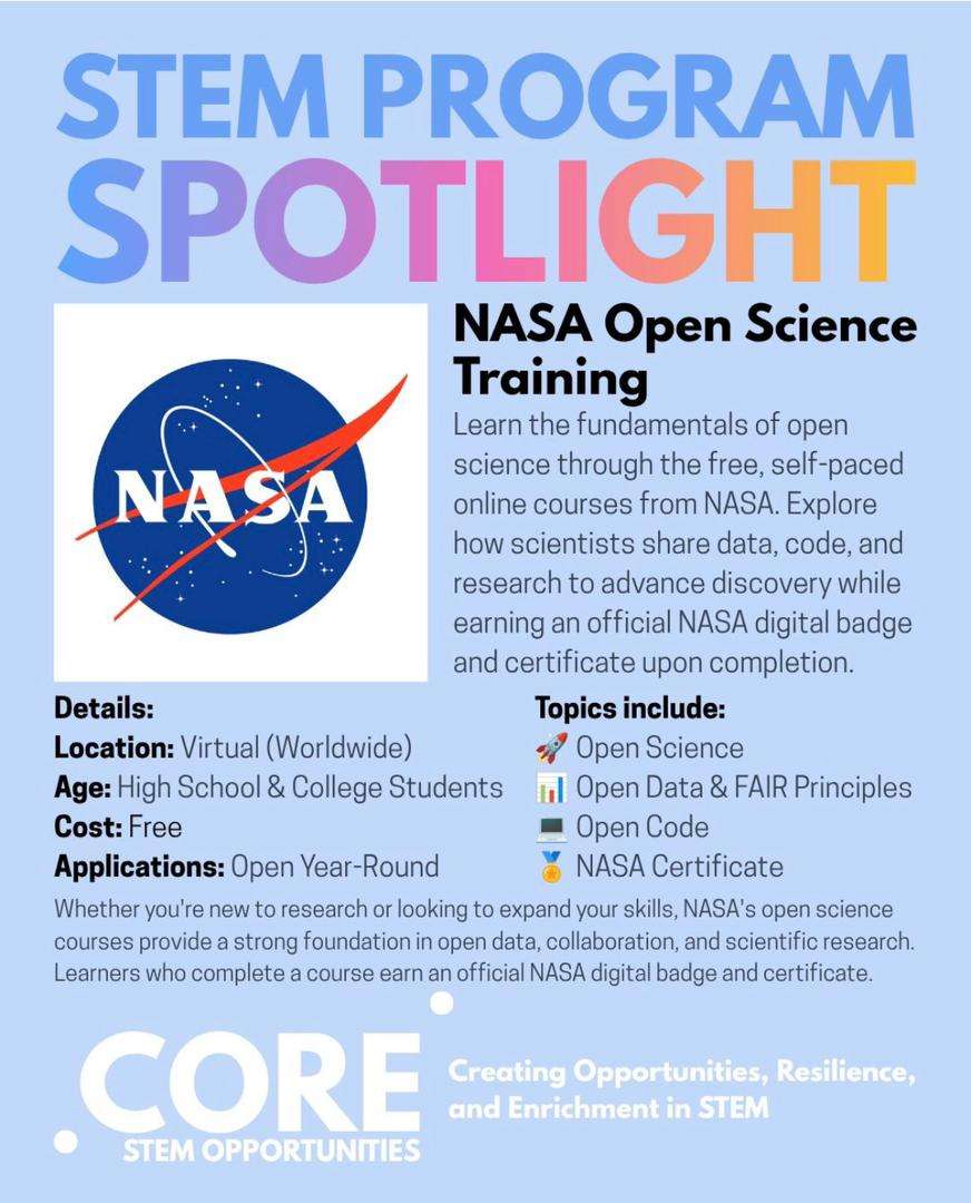 NASA Open Science Training: Free Open Science Essentials and Open Science 101 Courses