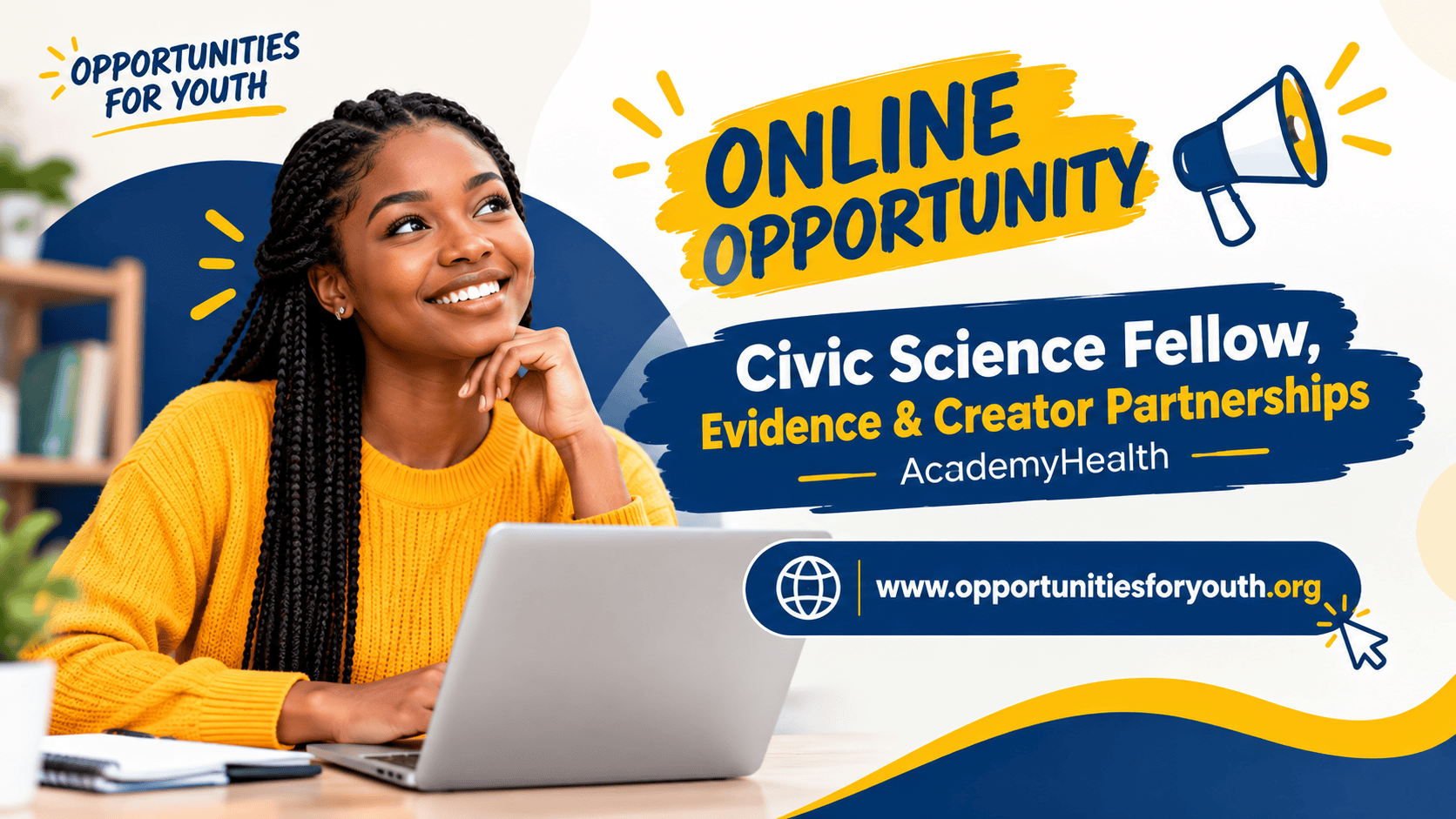 Civic Science Fellow, Evidence & Creator Partnerships 2026: $85,000 Fellowship at AcademyHealth.