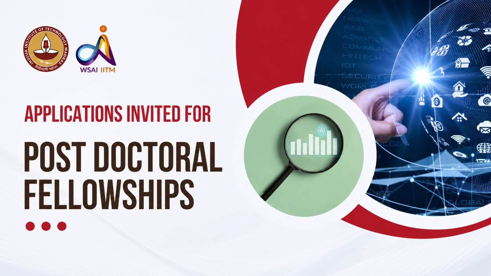 WSAI Fellowships 2026 at IIT Madras: Postdoctoral and Post-Baccalaureate Research Opportunities in Data Science and Artificial Intelligence