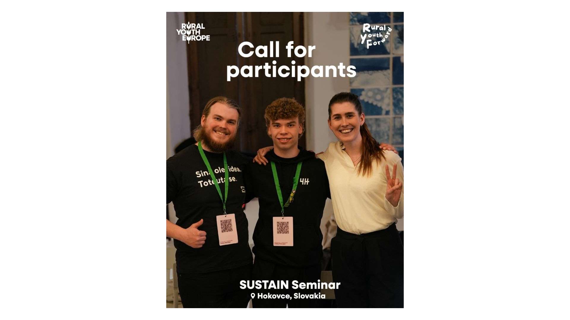 SUSTAIN Seminar 2026 in Slovakia: Fully Supported Rural Youth Leadership and Policy-Making Opportunity for Young Europeans