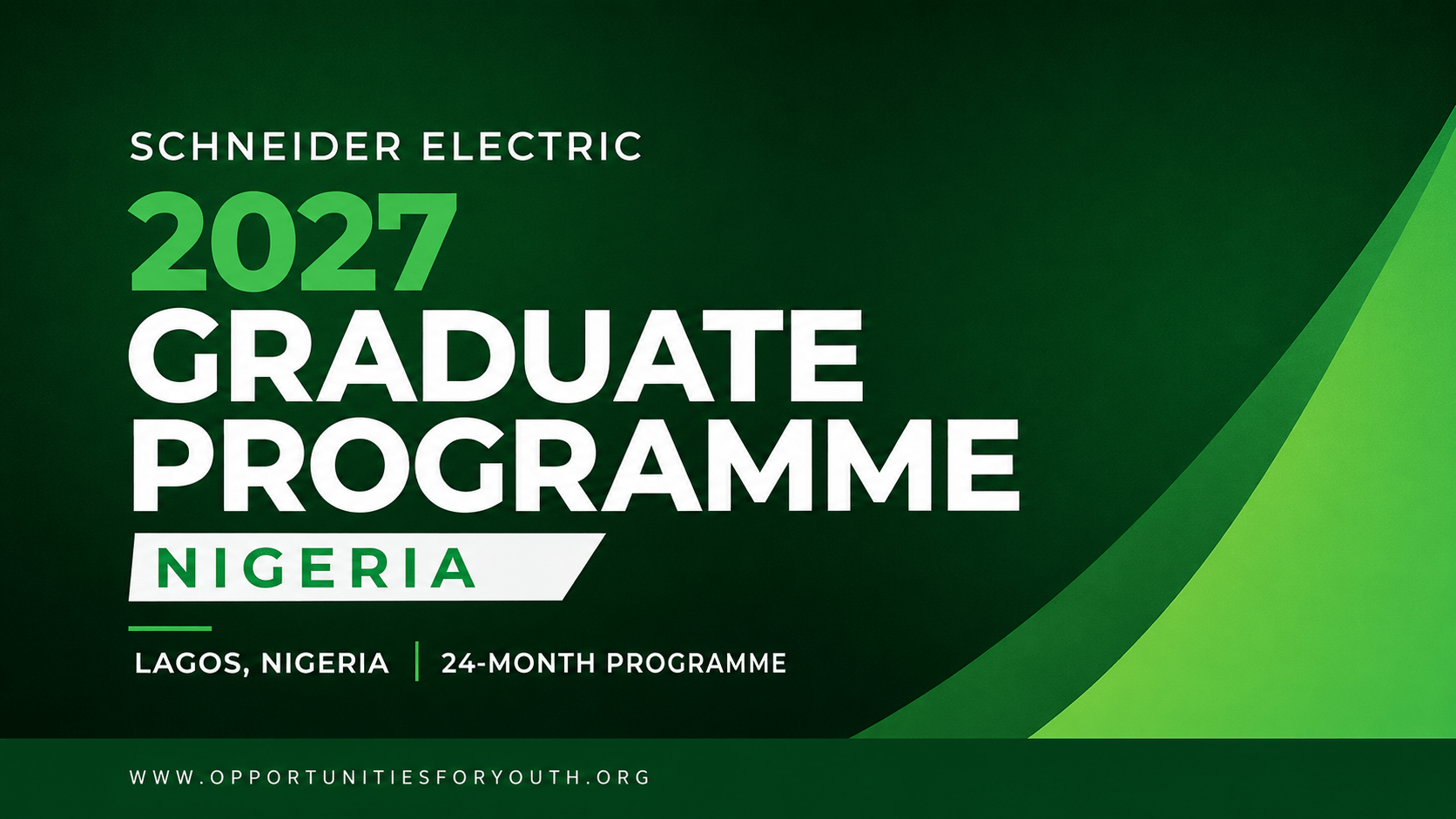 Schneider Electric 2027 Graduate Programme in Nigeria | 24-Month Graduate Career Opportunity