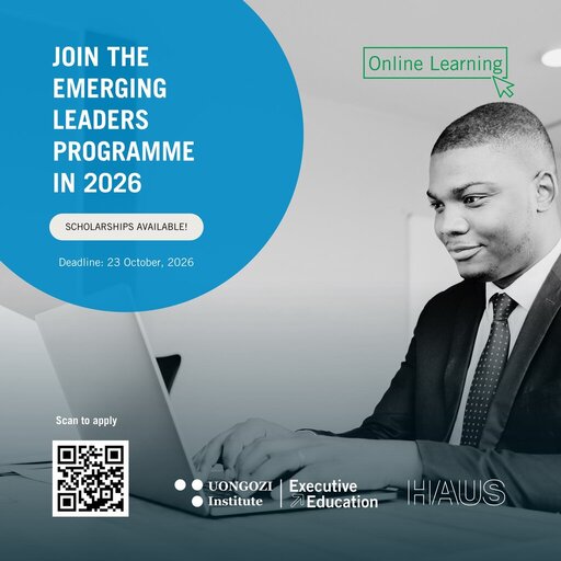 The UONGOZI Institute Emerging Leaders Programme 2026/2027 for mid-level executives (Scholarships Available